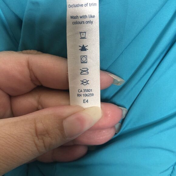 Lululemon Jacket Womens 6 Blue Teal Fluff Off Down Puffer Insulated Coat Hooded - Picture 8 of 12